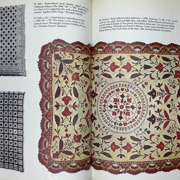 Vintage 1985 Americas Quilts And Coverlets Safford Bishop Hardback Book Gallery - Picture 6 of 16